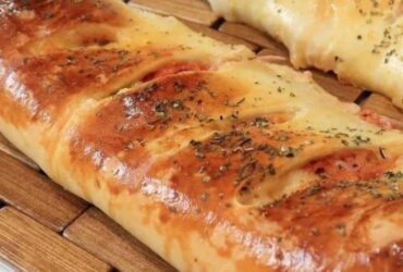 pão de presunto e mussarela