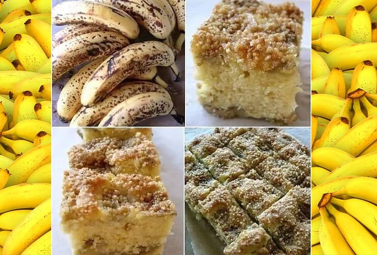 Cuca de banana para o final de tarde