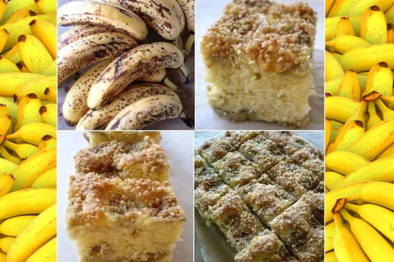 Cuca de banana para o final de tarde