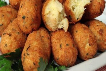 bolinho de bacalhau delicioso