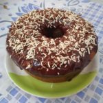 Bolo caseiro chocolate para seu cafe