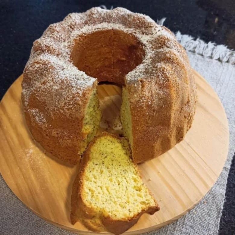 bolo de maracujá funcional