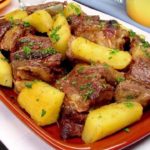 costelinha suína com mandioca pro ano novo