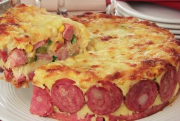 deliciosa torta de calabresa cremosa