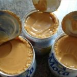 leite moça cozido ( ponto de caramelo )