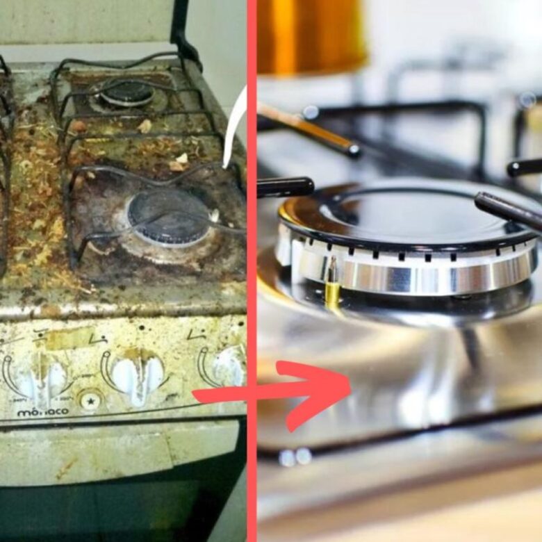 limpar fogão e deixa lo brilhando