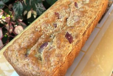 pão low carb com bacon