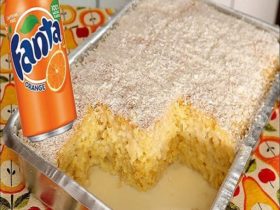 receita de bolo de fanta laranja gelado