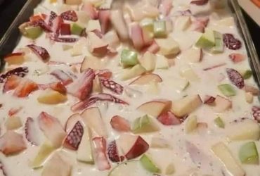 salada de frutas com guaraná é cara do natal