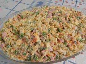 salada de macarrão