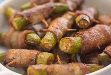 aprenda a fazer quiabo frito com bacon