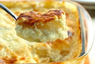 batata gratinada feito com apenas 3 ingredientes