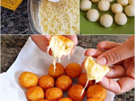 bolinha de queijo com 3 ingredientes