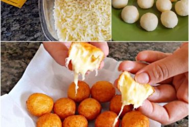 bolinha de queijo com 3 ingredientes