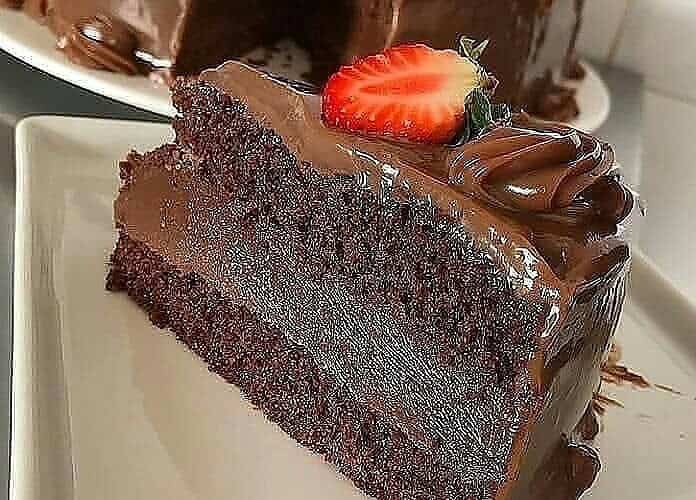 bolo mousse de chocolate maravilhoso