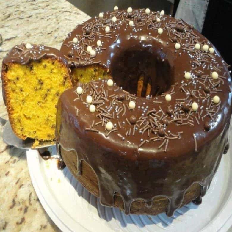 bolo de cenoura formigueiro delicia