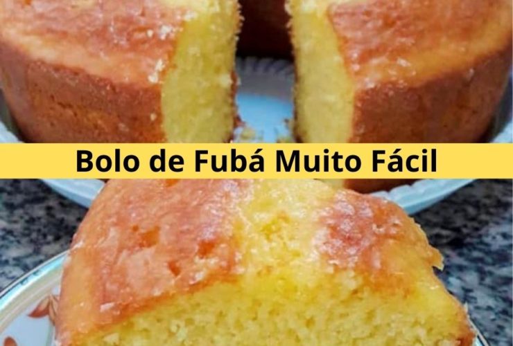 bolo de fubá muito fácil delicioso