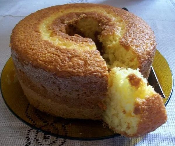 bolo de fubá com laranja