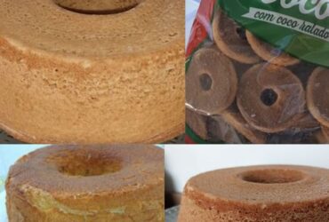 bolo de rosquinha de coco sem farinha