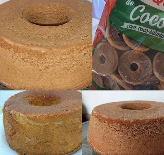 bolo de rosquinha de coco sem farinha