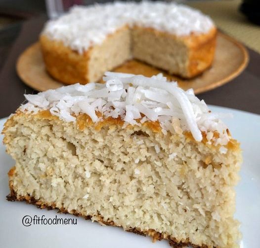 bolo de batata doce com coco sem farinha