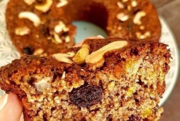 bolo delicioso de banana e castanhas!