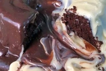 bolo vulcão leite ninho e chocolate