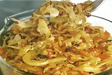 caponata de repolho perfeita para servir com torradas