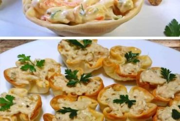 cestinha de tender com cream cheese