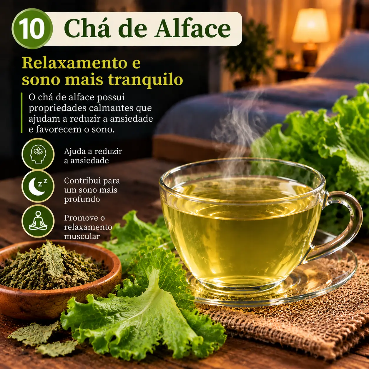 Chá de Alface