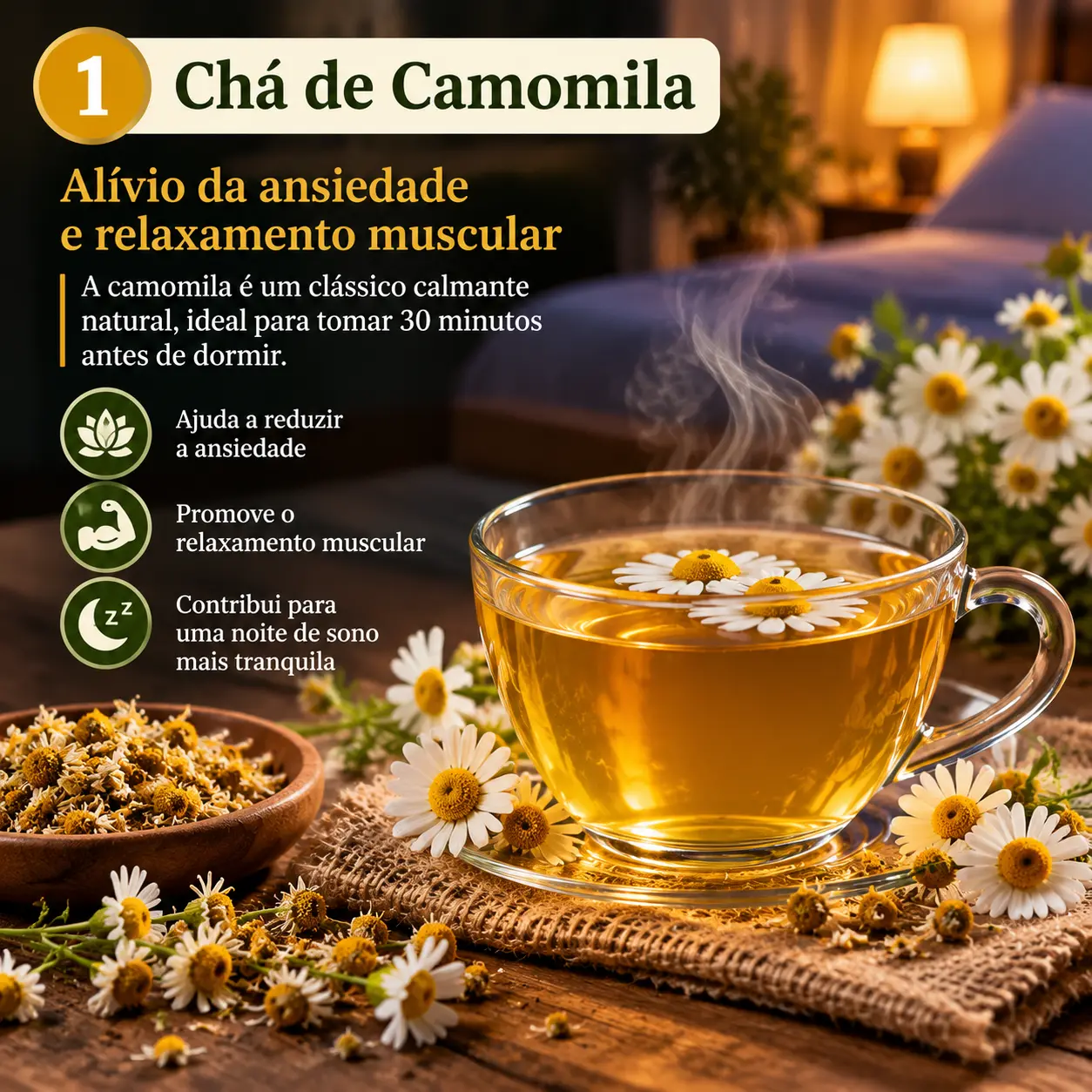Chá de Camomila facil