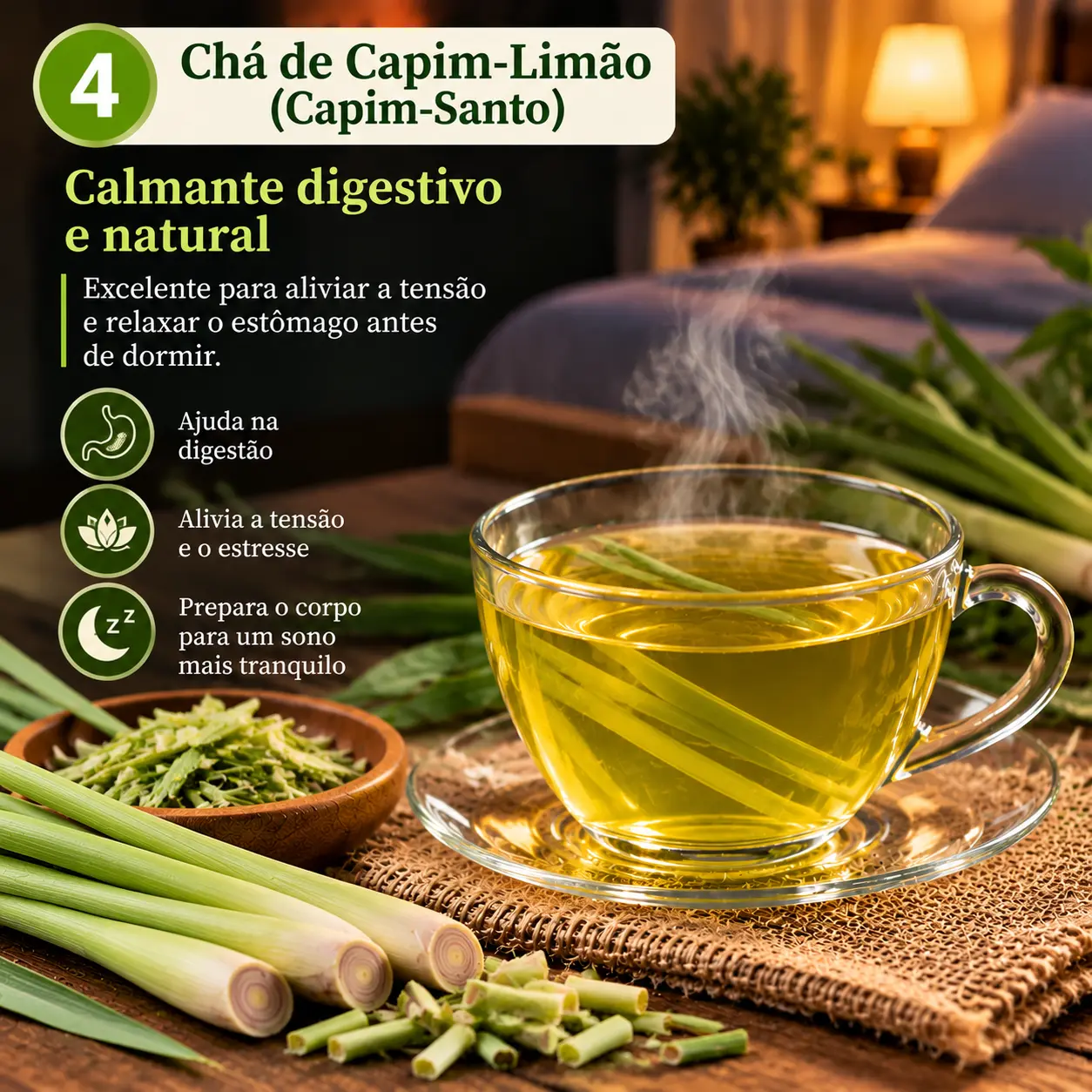 Chá de Capim-Limão (Capim-Santo)
