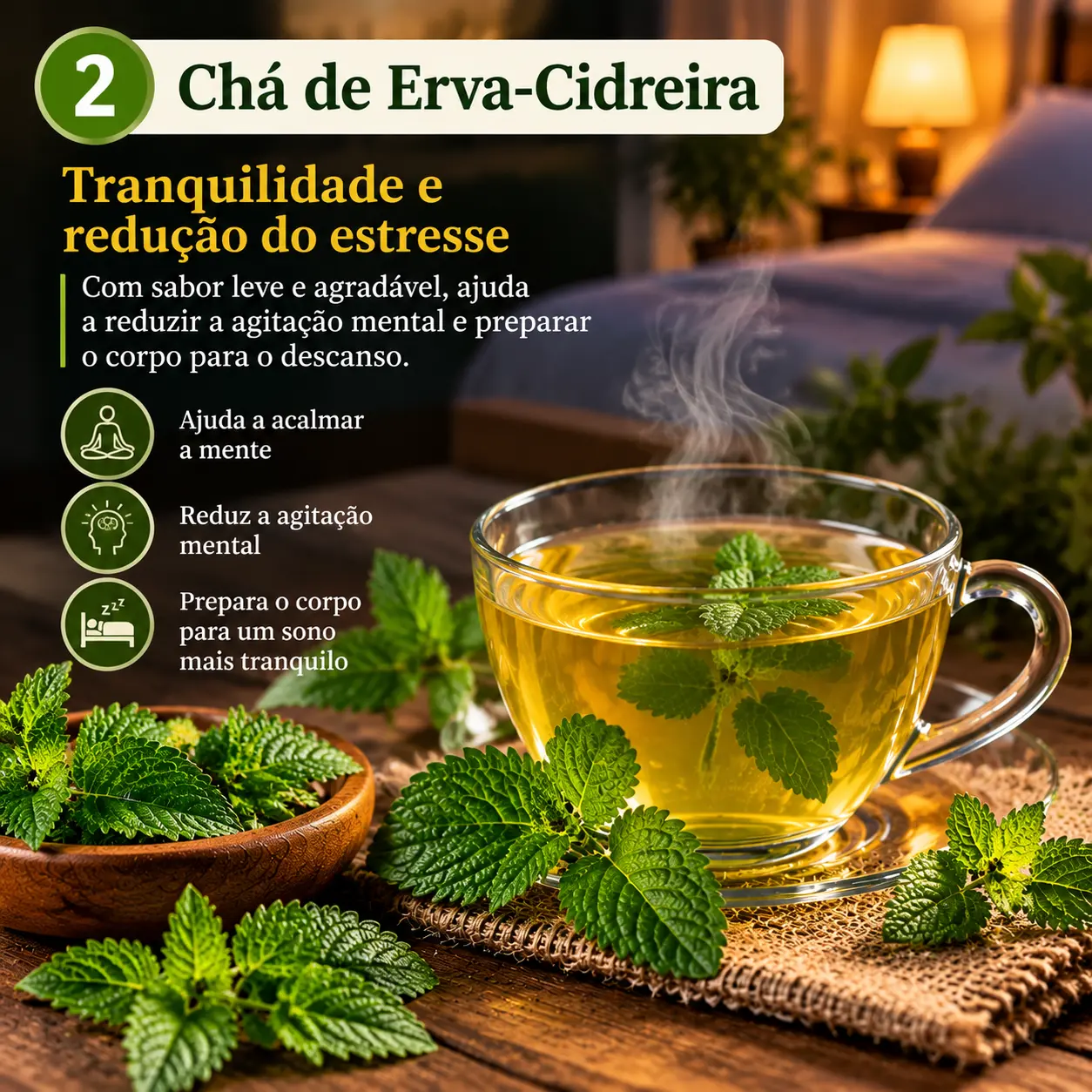 Chá de Erva-Cidreira