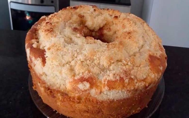 como fazer bolo cuca de banana com goiabada