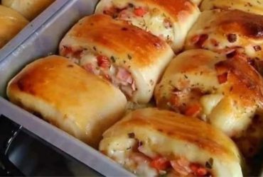 enroladinho de presunto e queijo