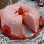 flan de morango