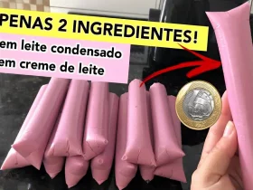 geladinho fácil feito com apenas 2 ingredientes para fazer e vender