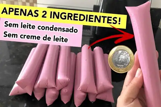 Geladinho fácil: 2 ingredientes para vender