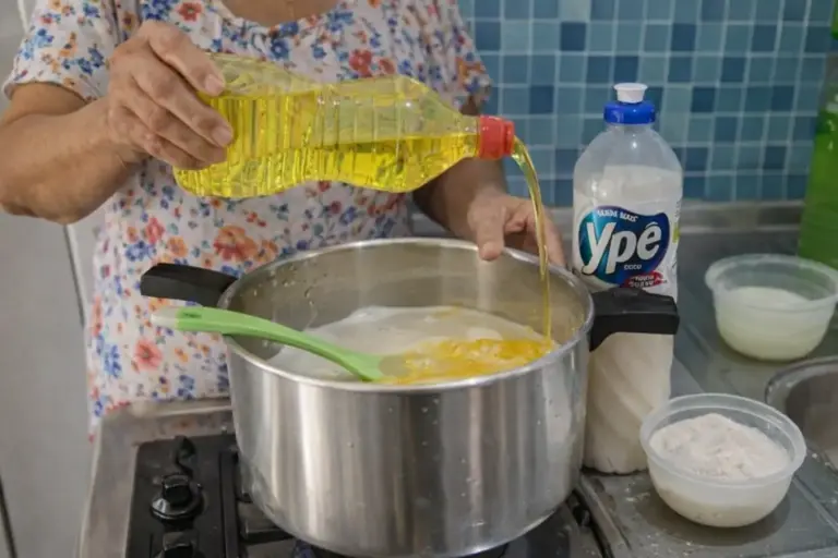 Limpeza de alumínio caseiro