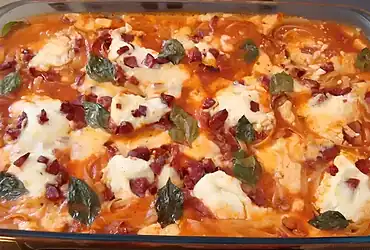 macarrão ao forno ou macarrão