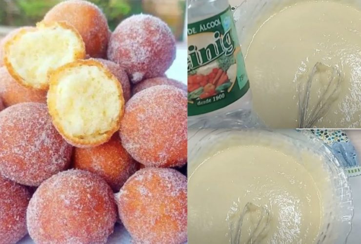 o segredo do bolinho de chuva perfeito é o vinagre!