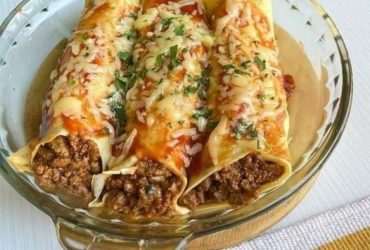 panqueca de carne moída