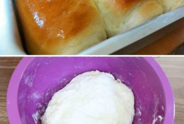 pão caseiro fofinho que não precisa sovar
