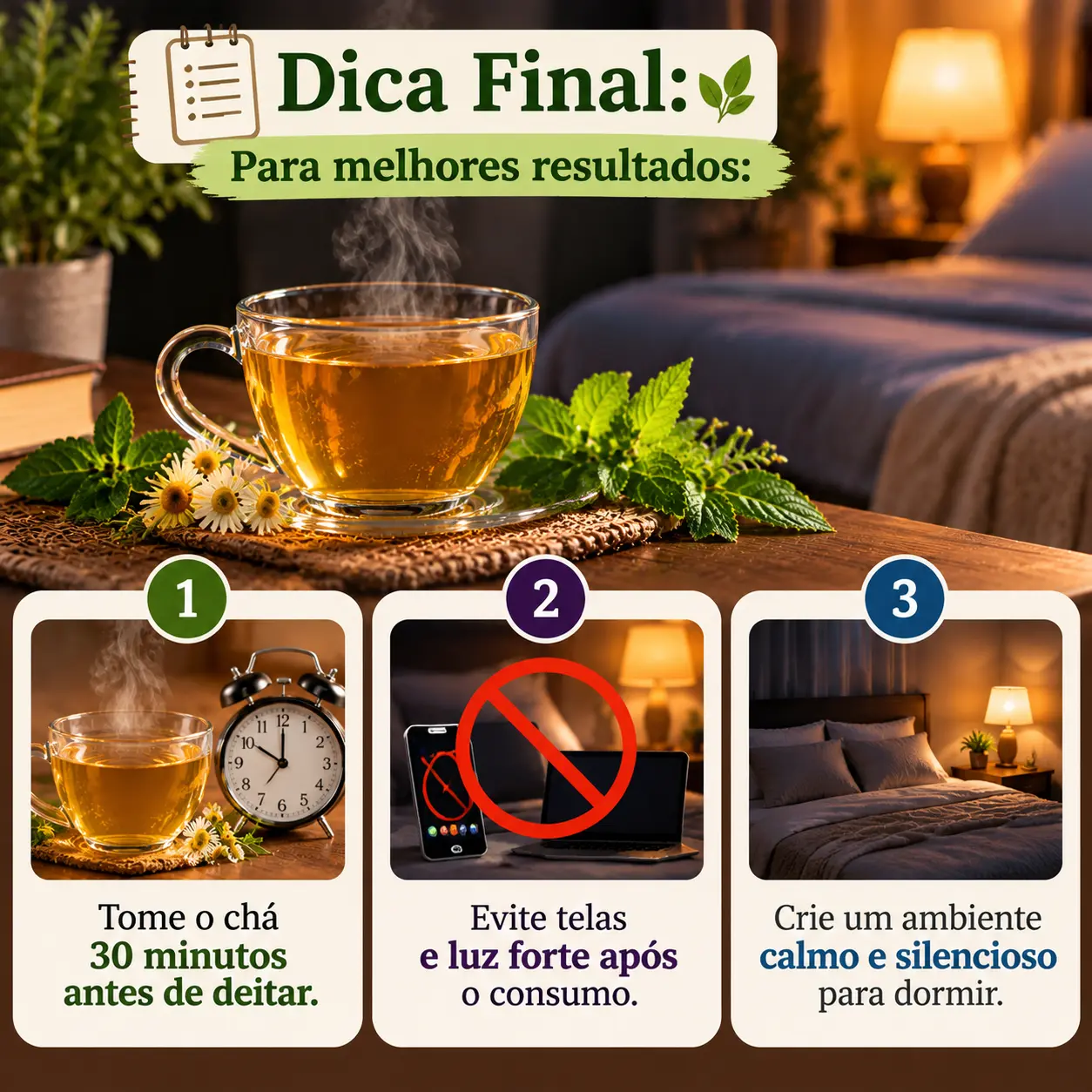 Para melhores resultados