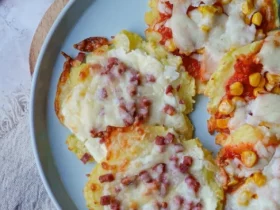 pizza de pão de queijo