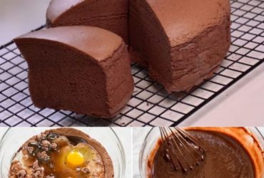 receita fofinha de bolo de chocolate