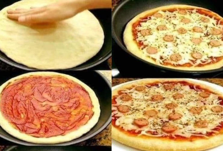 receita de pizza na frigideira