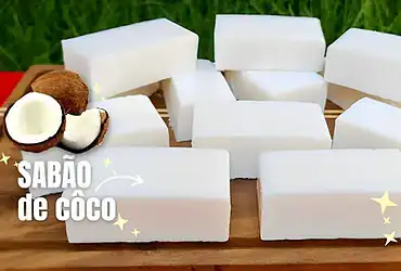 sabão de coco caseiro