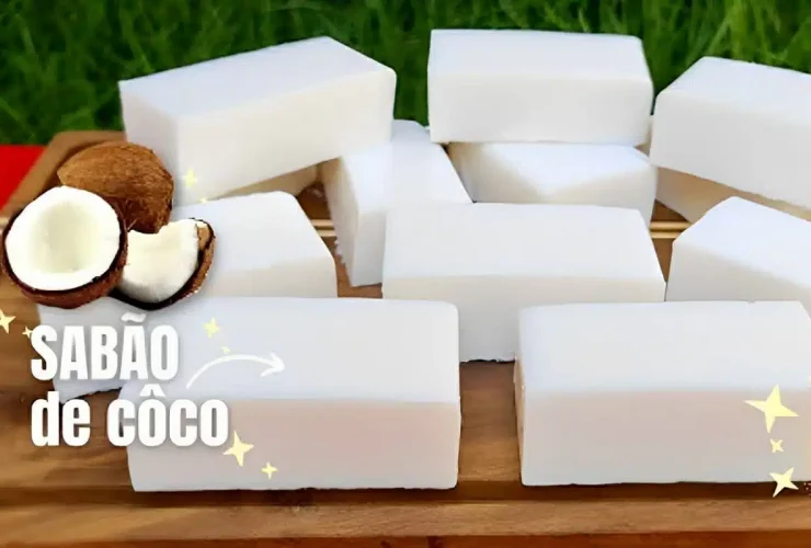 sabão de coco caseiro