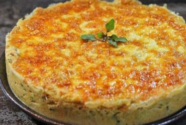 torta lowcarb de couve flor